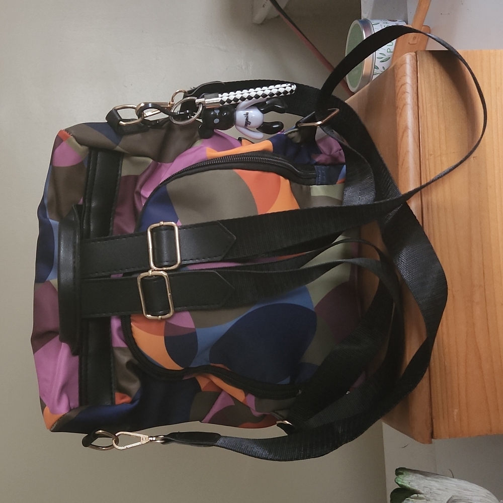 Poaba Multi-colored Backpack - Picture 3 of 4